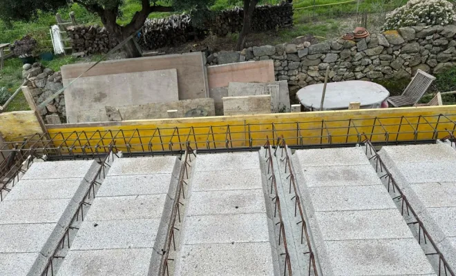 Construction d’une terrasse à porto pollo, Ajaccio, Corse Moderne Rénovation